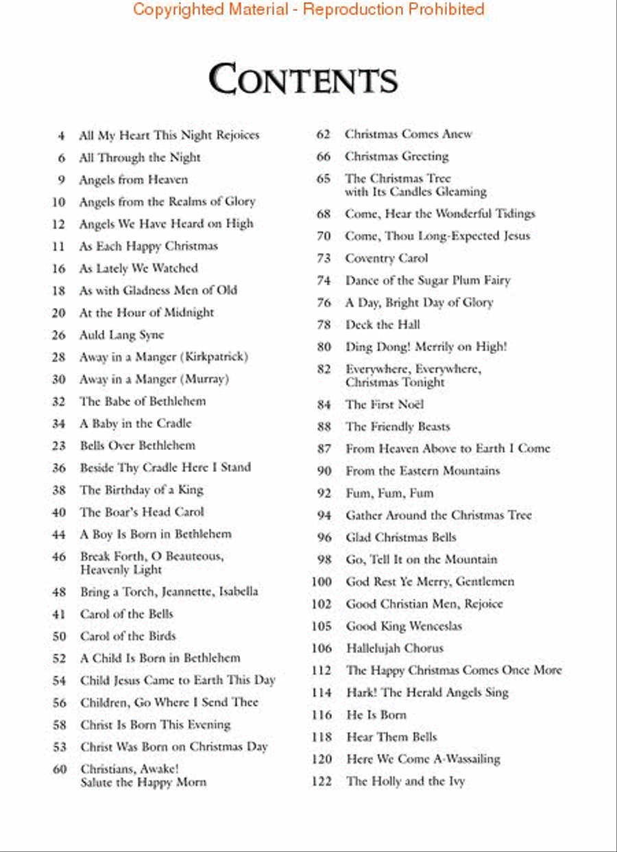 The Big Book of Christmas Songs – 2nd Edition Easy Piano scores gallery preview page 2