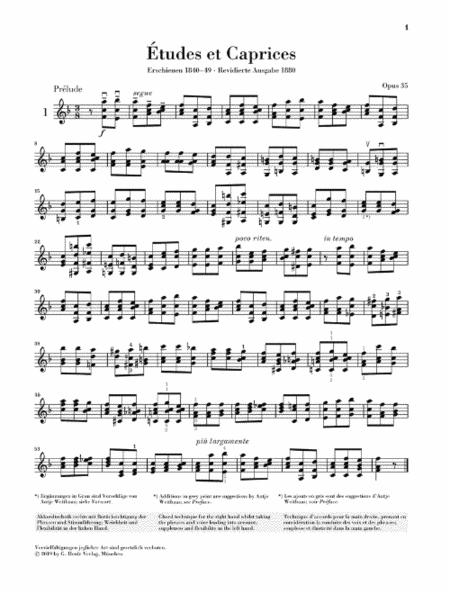 Etudes and Caprices for Violin Solo Op. 35