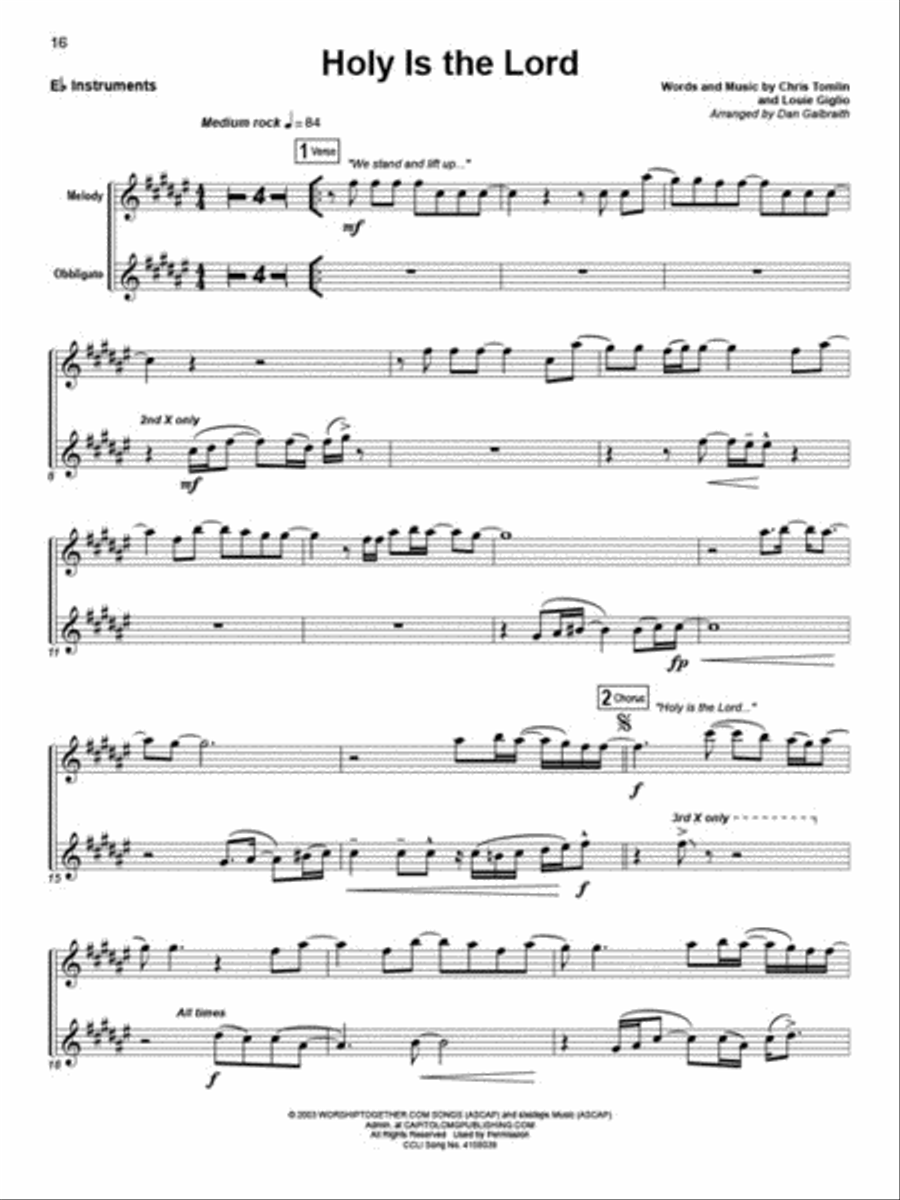Contemporary Worship Classics Voice scores gallery preview page 4