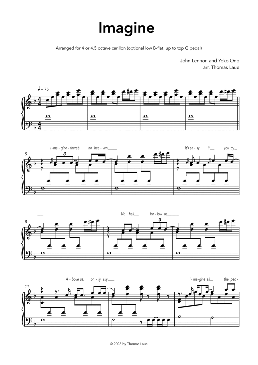 Imagine Carillon scores gallery preview page 1