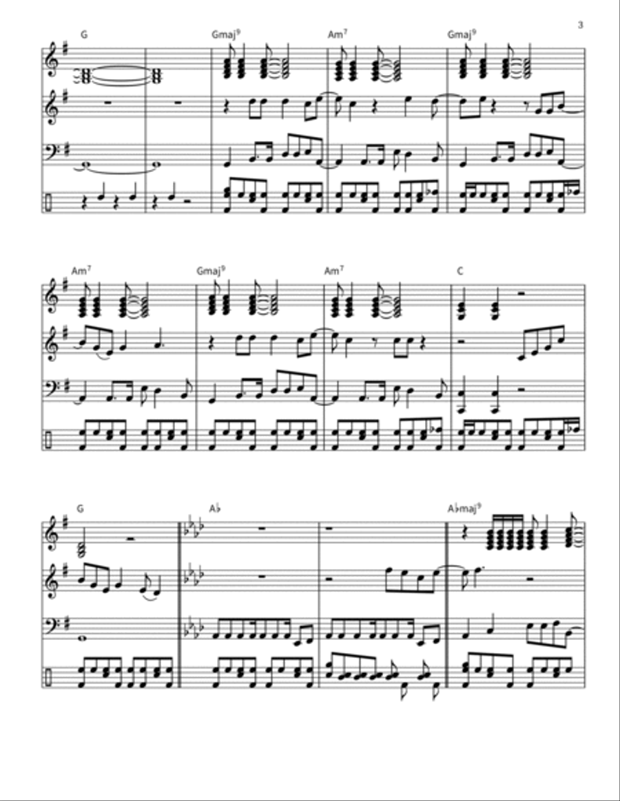 Crystal Blue Persuasion Small Ensemble scores gallery preview page 3