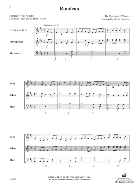 Classic Mallet Trios, Volume 2: Score