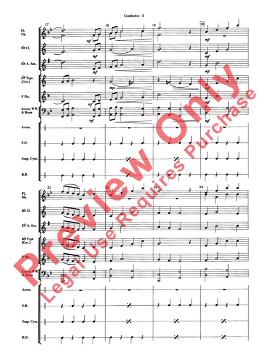 Have Yourself a Merry Little Christmas Concert Band scores gallery preview page 5