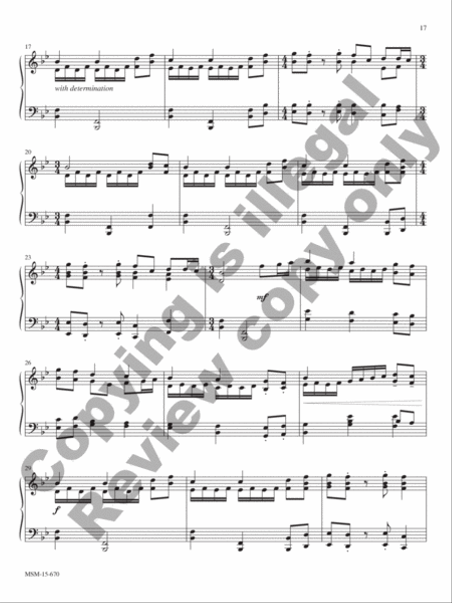 I Sing the Mighty Power of God Piano Solo scores gallery preview page 9