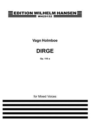 Book cover for A Lyke-Wake Dirge - A Border Ballad Op. 110a