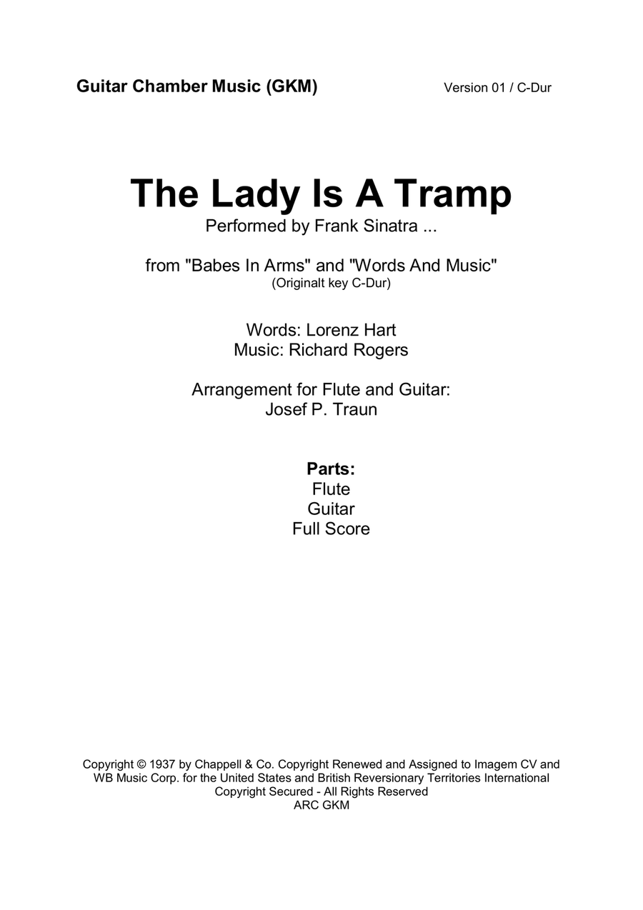 The Lady Is A Tramp The Lady Is A Tramp Flute scores gallery preview page 1