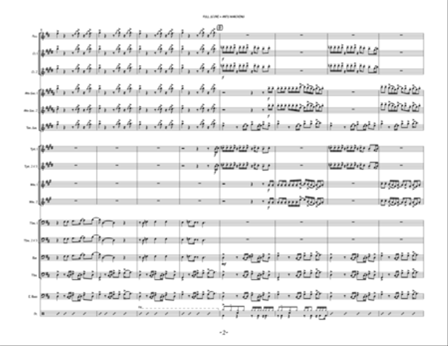 Ants Marching Ants Marching Marching Band scores gallery preview page 2