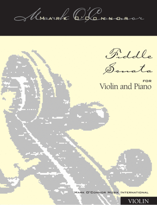 Book cover for Fiddle Sonata (violin solo part - violin and piano)