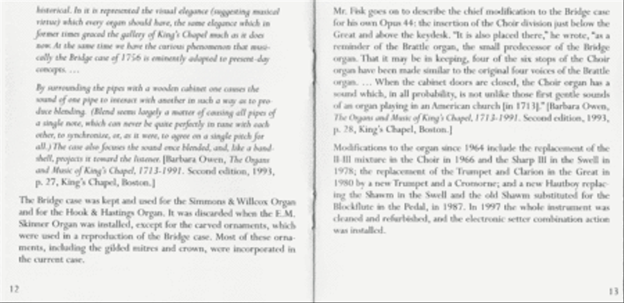 Heinrich Christensen Plays the C.B. Fisk Organ, King's Chapel, Boston Organ scores gallery preview page 8
