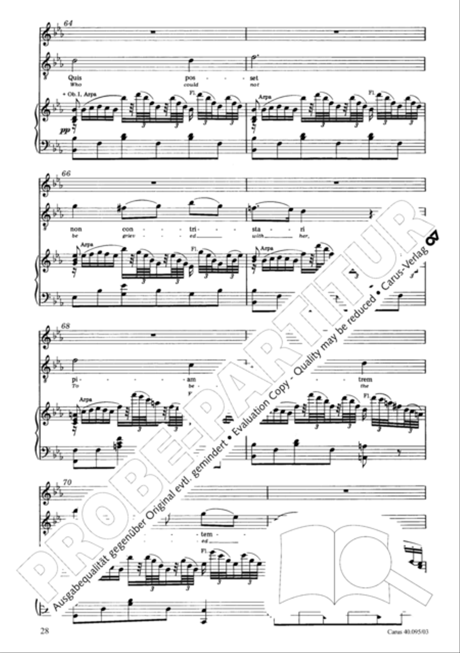 The Seven Words (Die Sieben Worte) 4-Part scores gallery preview page 29