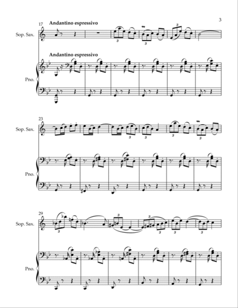 Escamilla Escamilla Soprano Saxophone scores gallery preview page 3