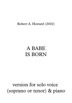 A Babe is Born (Solo version)