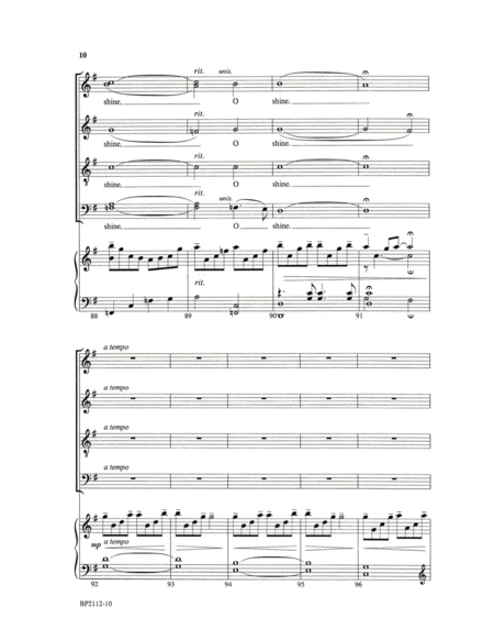Who But The Lord by Craig Courtney 4-Part - Sheet Music