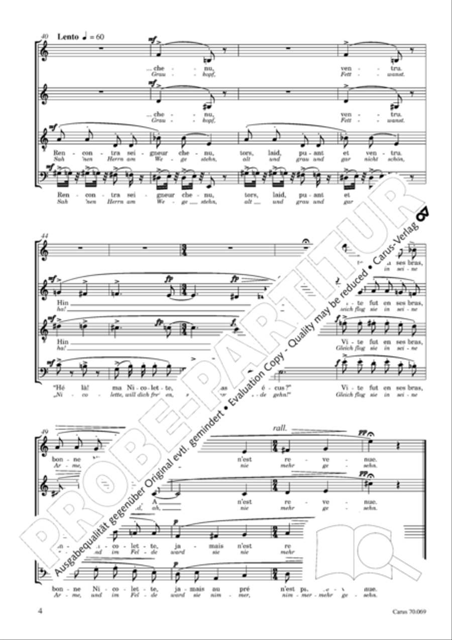 Ravel: Trois chansons Ravel: Trois chansons Choir scores gallery preview page 5