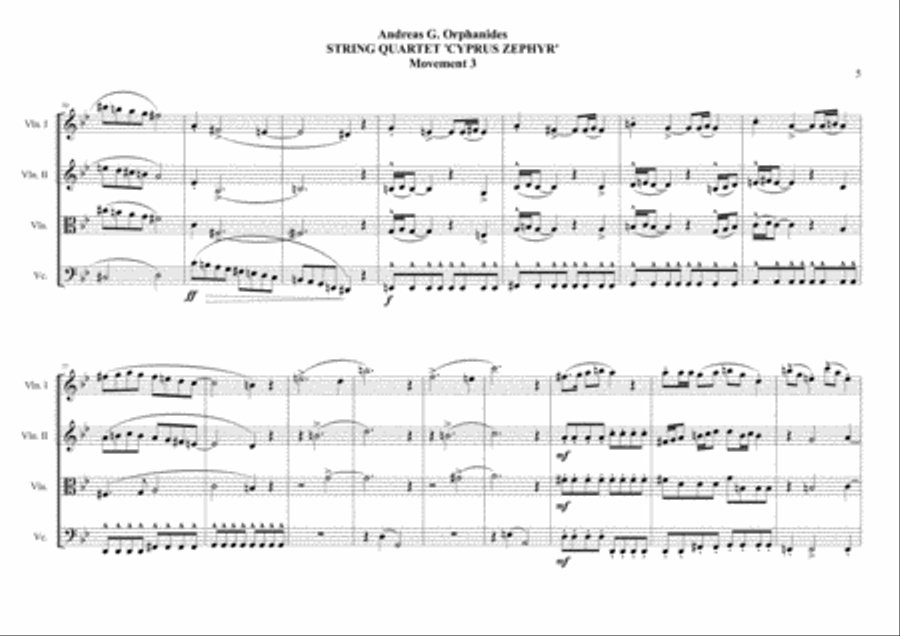STRING QUARTET 