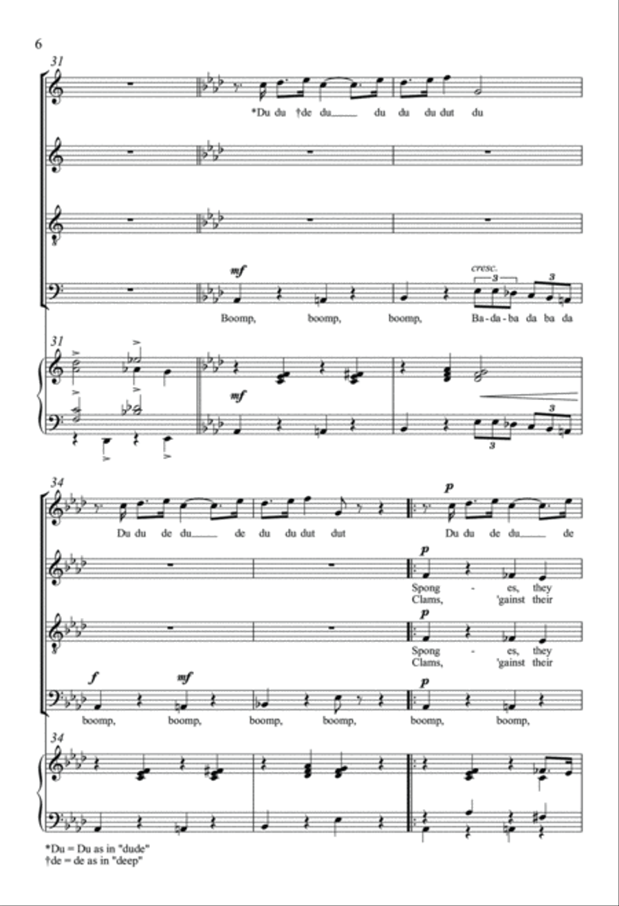 Let's Do It (Let's Fall In Love) 4-Part scores gallery preview page 6