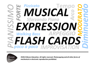 Musical Expression Flash Cards