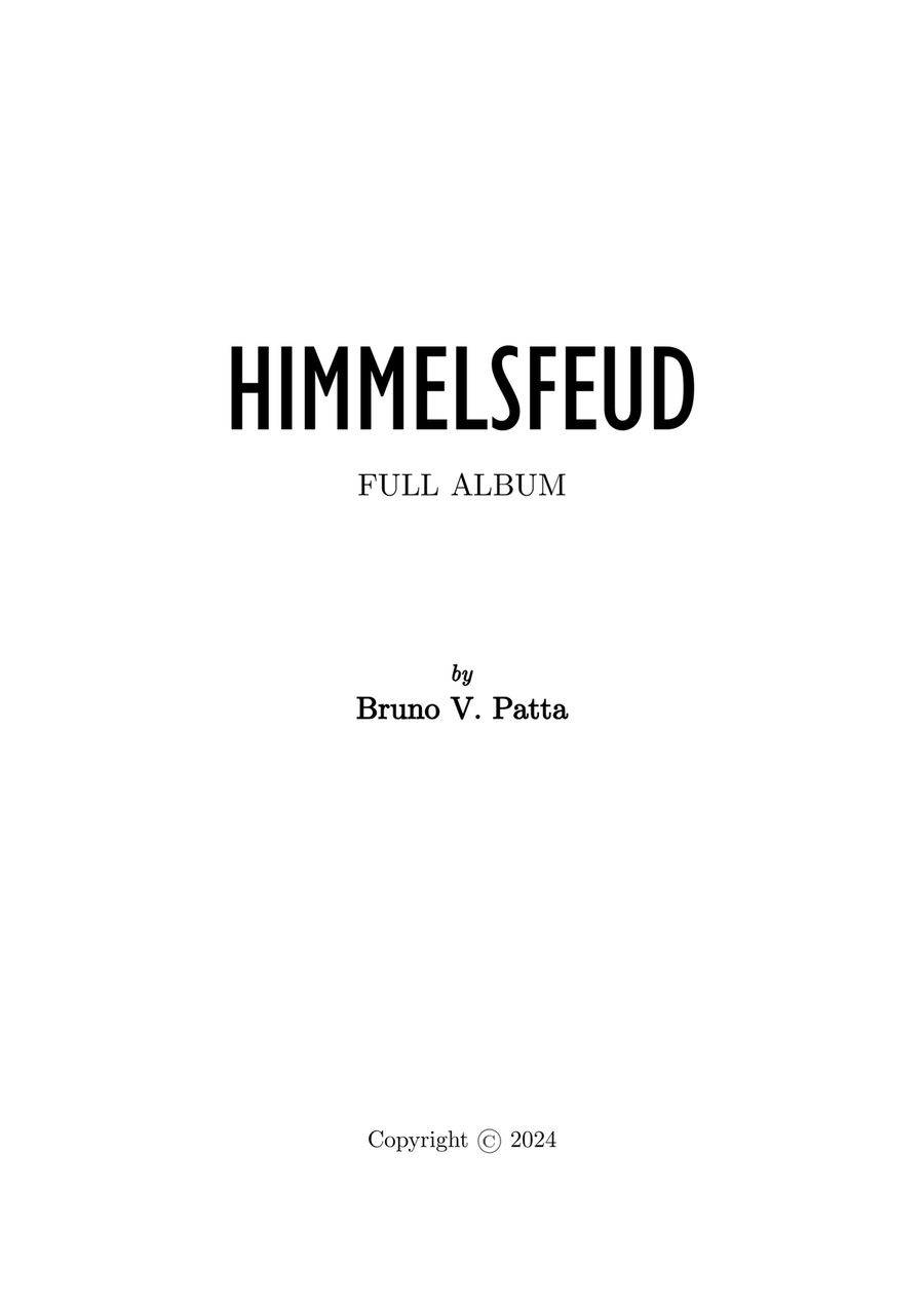 Himmelsfeud Himmelsfeud 1 Piano, 4-Hands scores gallery preview page 1