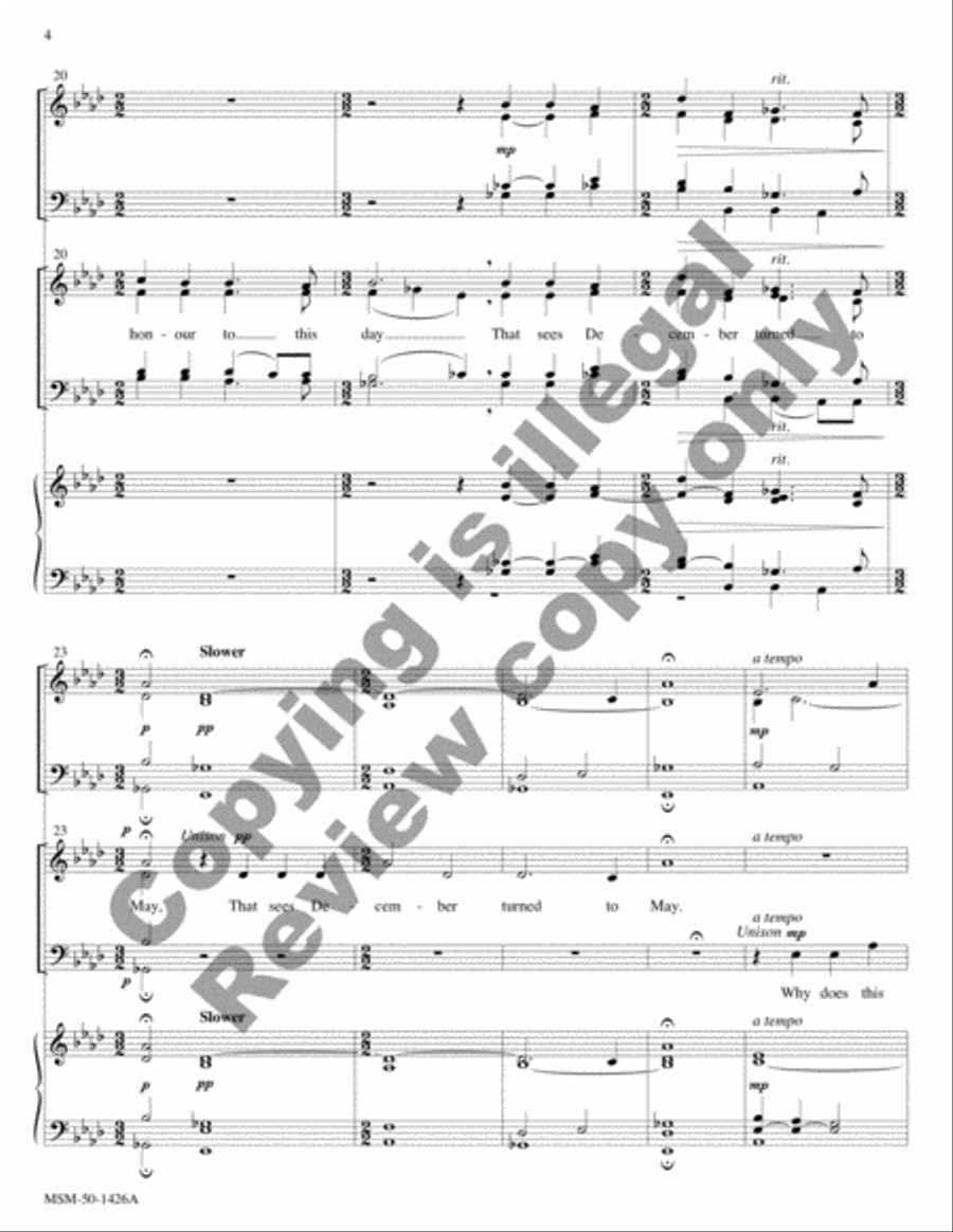 What Sweeter Music (Full Score) Choir scores gallery preview page 6