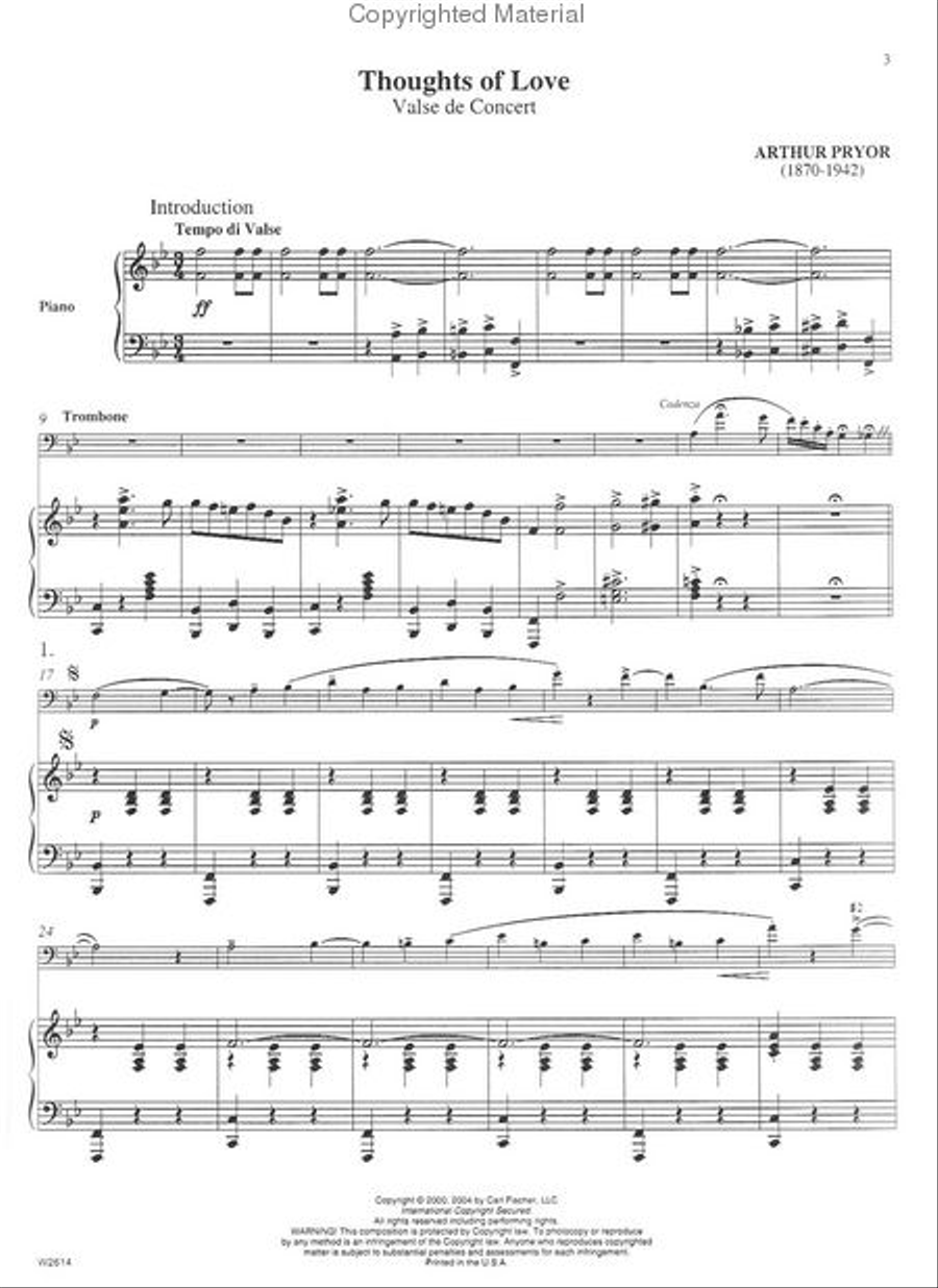 Thoughts of Love Piano scores gallery preview page 2