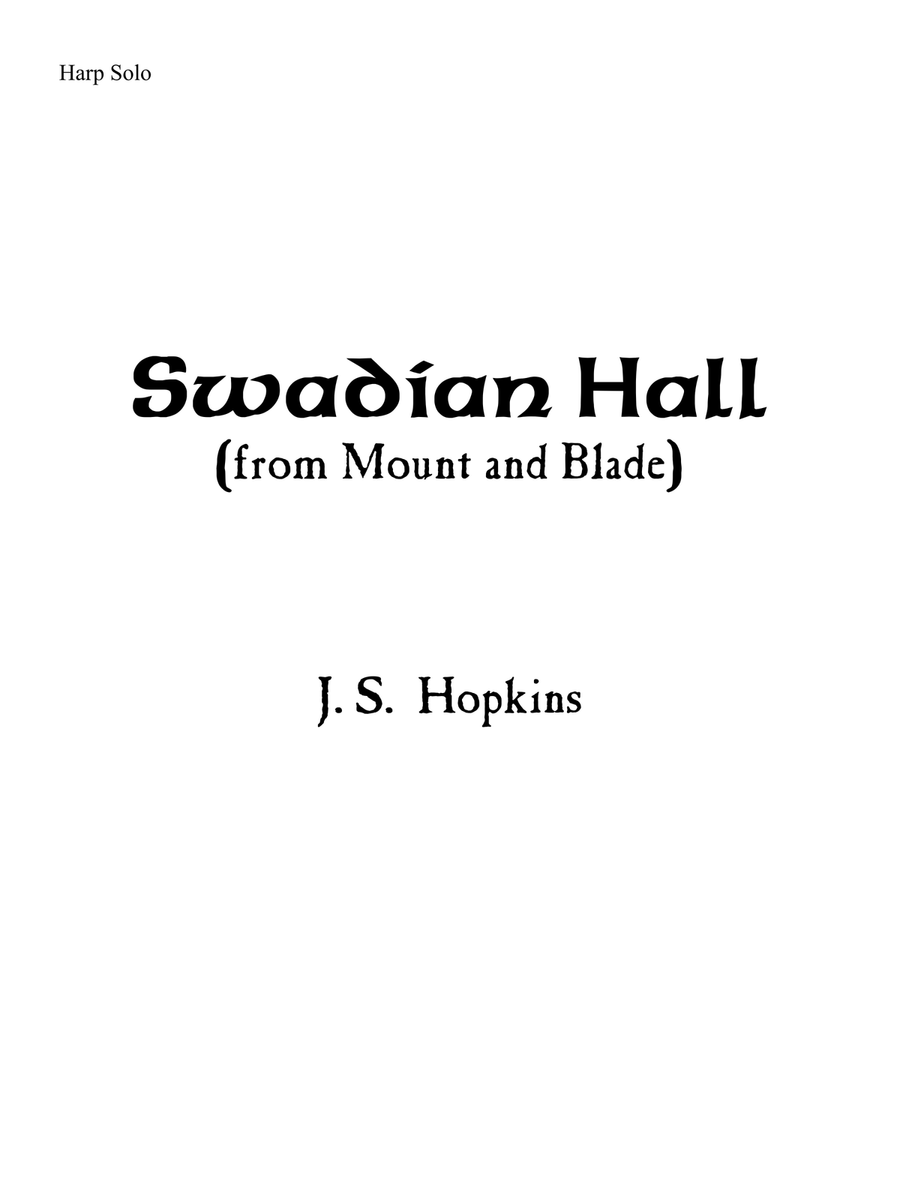 Swadian Hall (From Mount and Blade) Harp scores gallery preview page 2