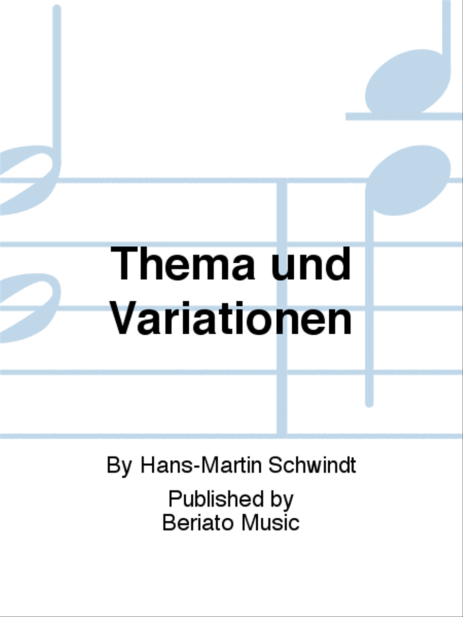Thema und Variationen Violin Solo scores gallery preview page 1