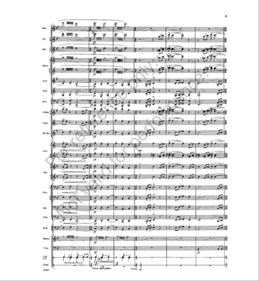 Contexture Concert Band scores gallery preview page 8