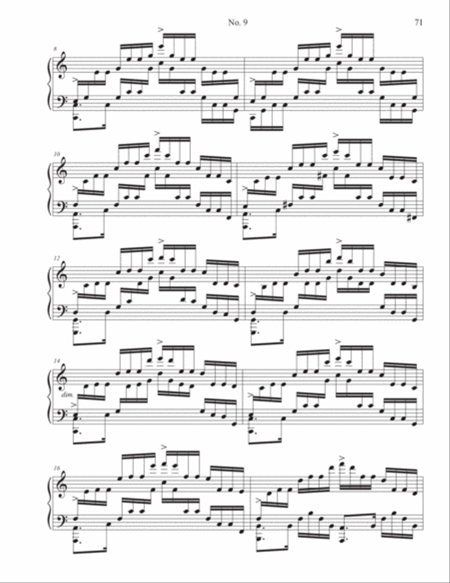 Hybrid Study No. 9 Piano Method scores gallery preview page 2