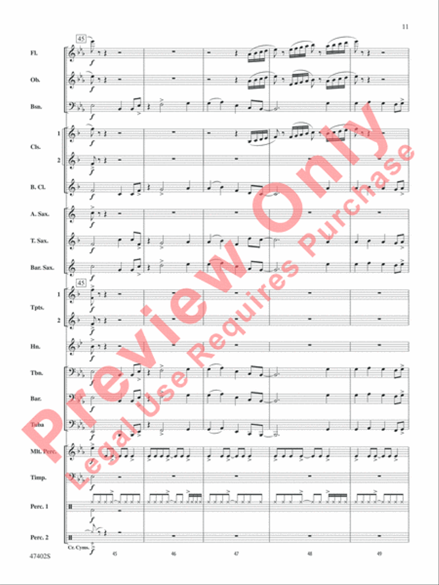 Rhythmicity Rhythmicity Concert Band scores gallery preview page 12