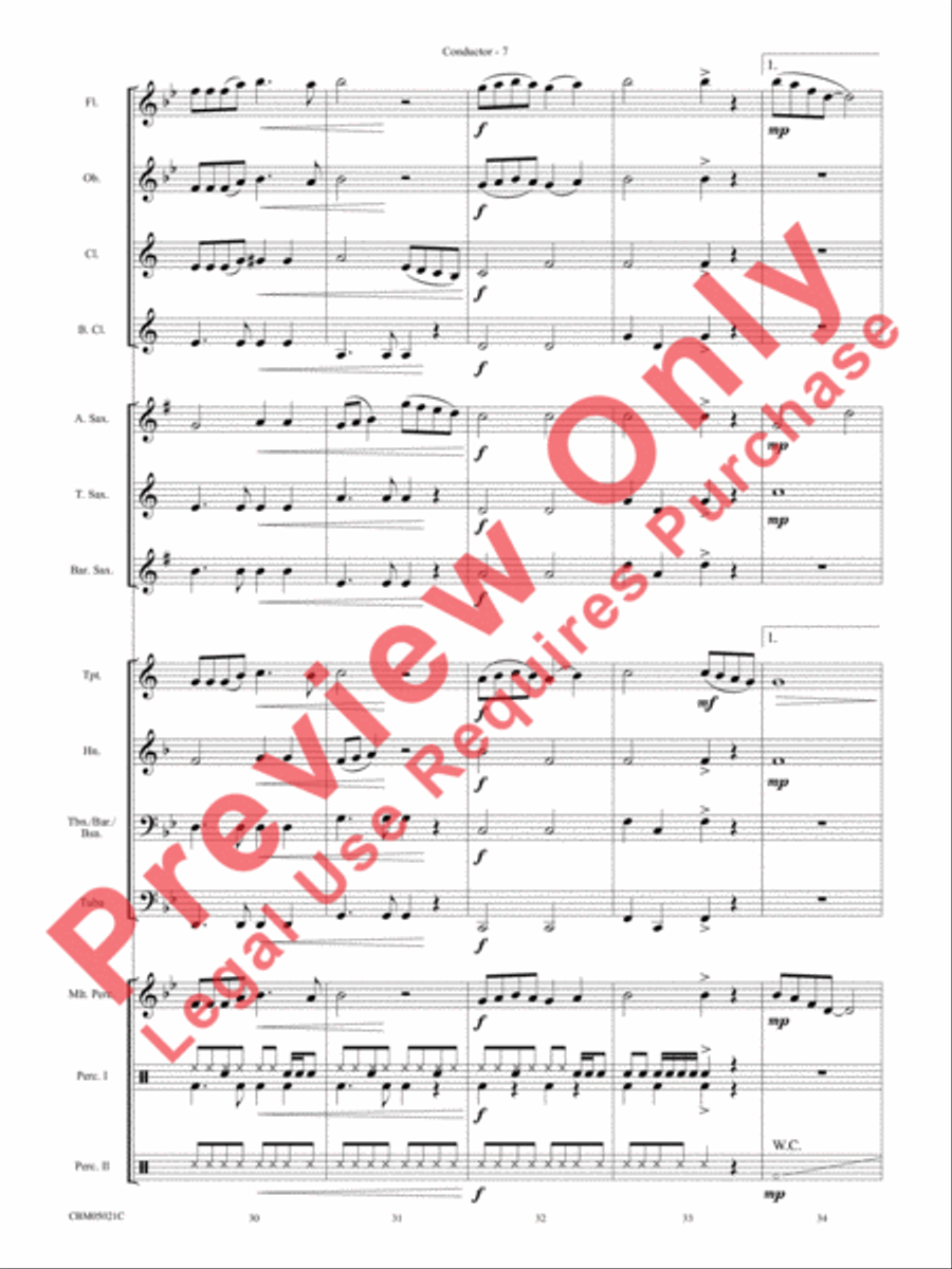 Believe (from The Polar Express) Concert Band scores gallery preview page 9