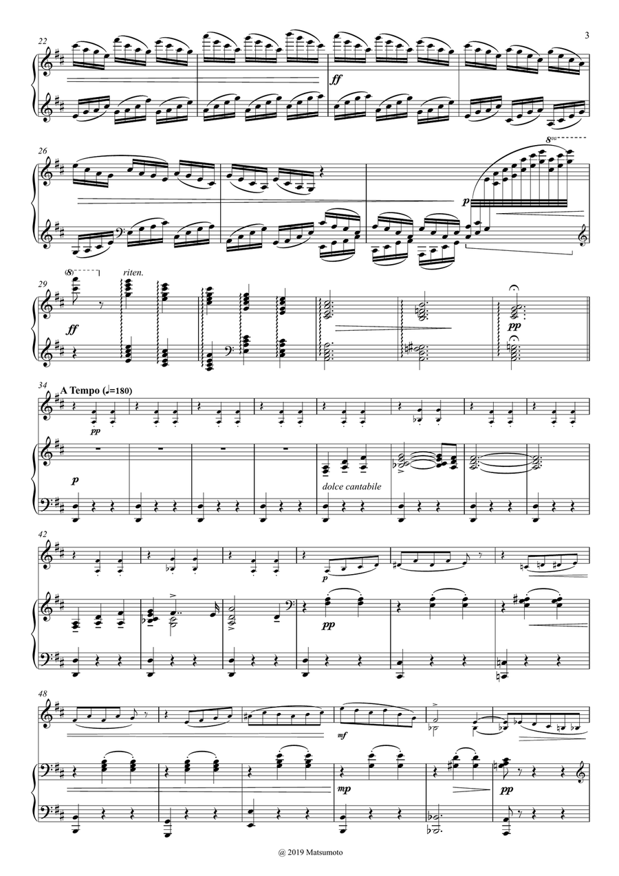 The Nutcracker - Valse des Fleurs for violin and piano Chamber Music scores gallery preview page 3