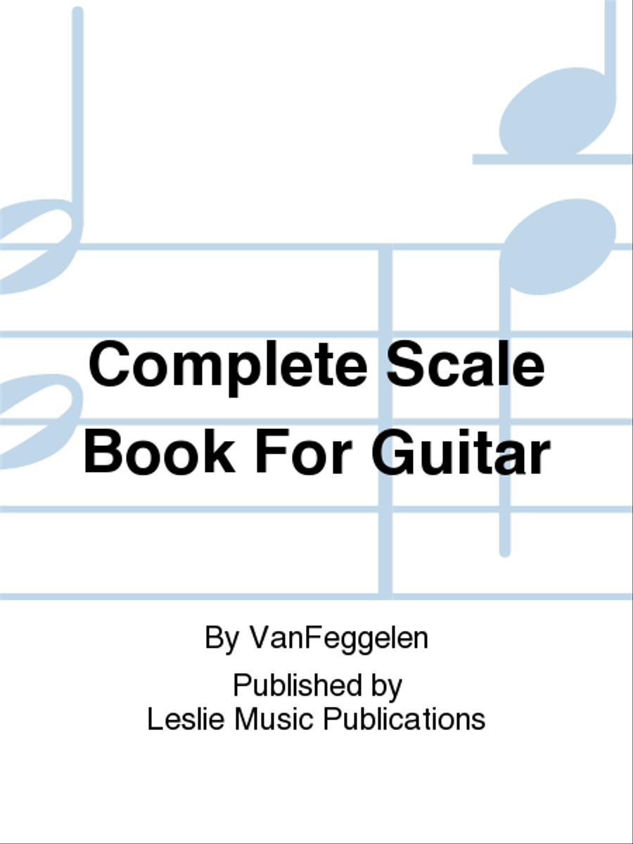 Complete Scale Book For Guitar Guitar scores gallery preview page 1