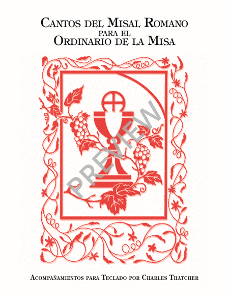 Cantos del Misal Romano para el Ordinario de la Misa
