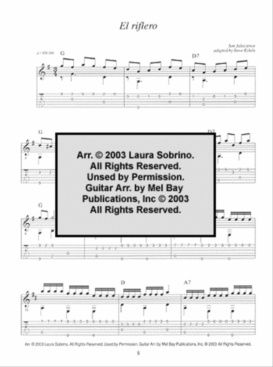 Mariachi Favorites for Solo Guitar Acoustic Guitar scores gallery preview page 5