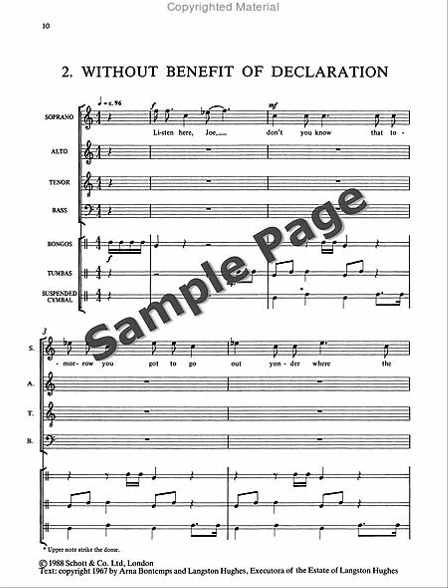 I Dream a World I Dream a World 4-Part scores gallery preview page 13