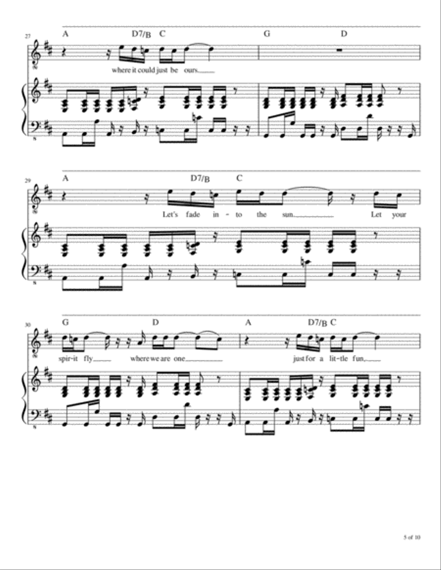 Fly Away Fly Away Voice scores gallery preview page 6