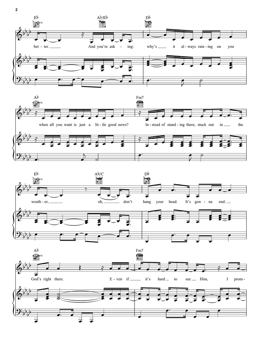 Stronger Acoustic Guitar scores gallery preview page 2