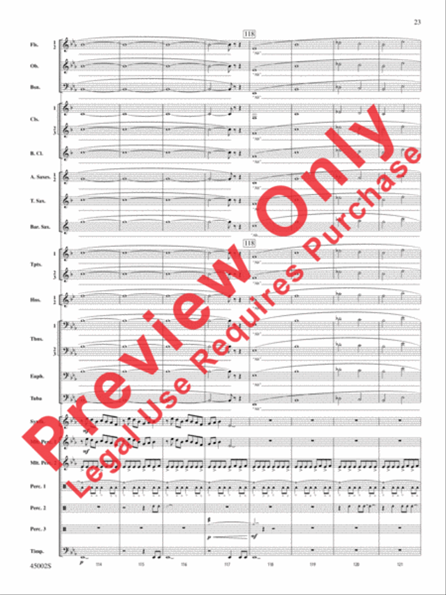 Winds of Change Concert Band scores gallery preview page 59