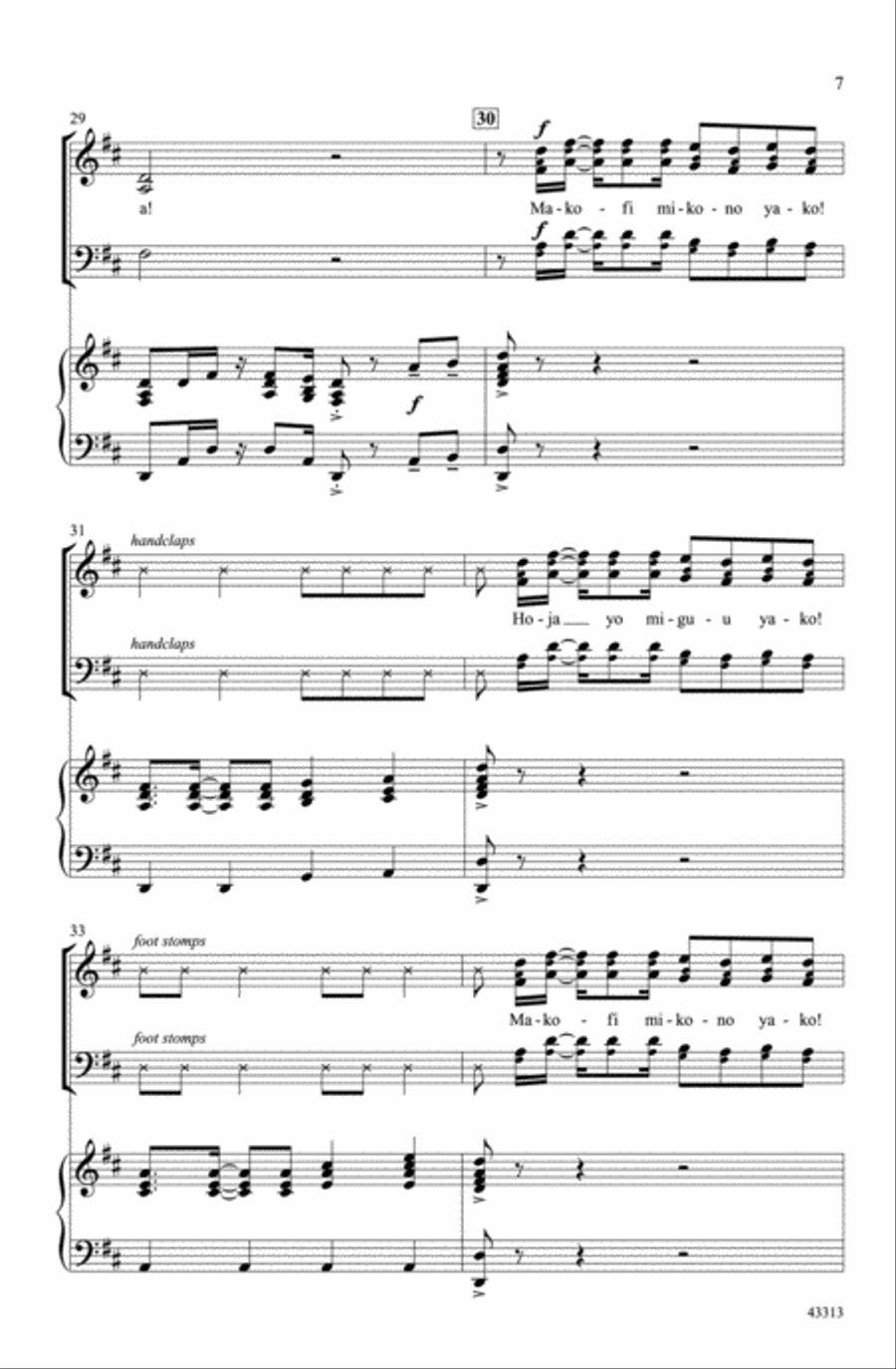 Sisi Sote Sisi Sote Choir scores gallery preview page 6
