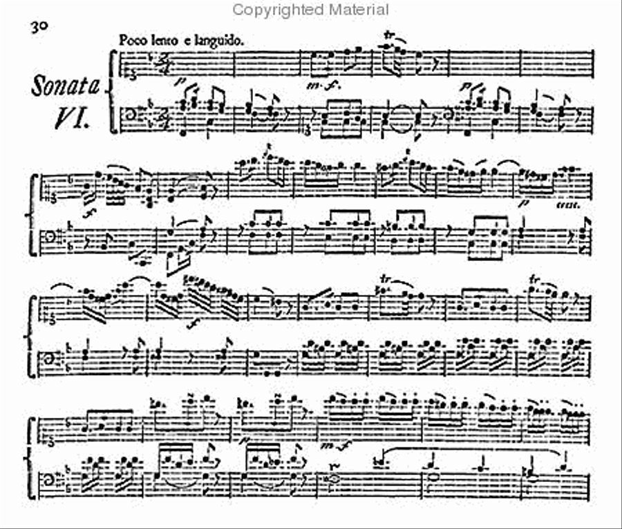 Zwolf Klavier Sonaten. Leipzig, 1773 Piano Solo scores gallery preview page 3