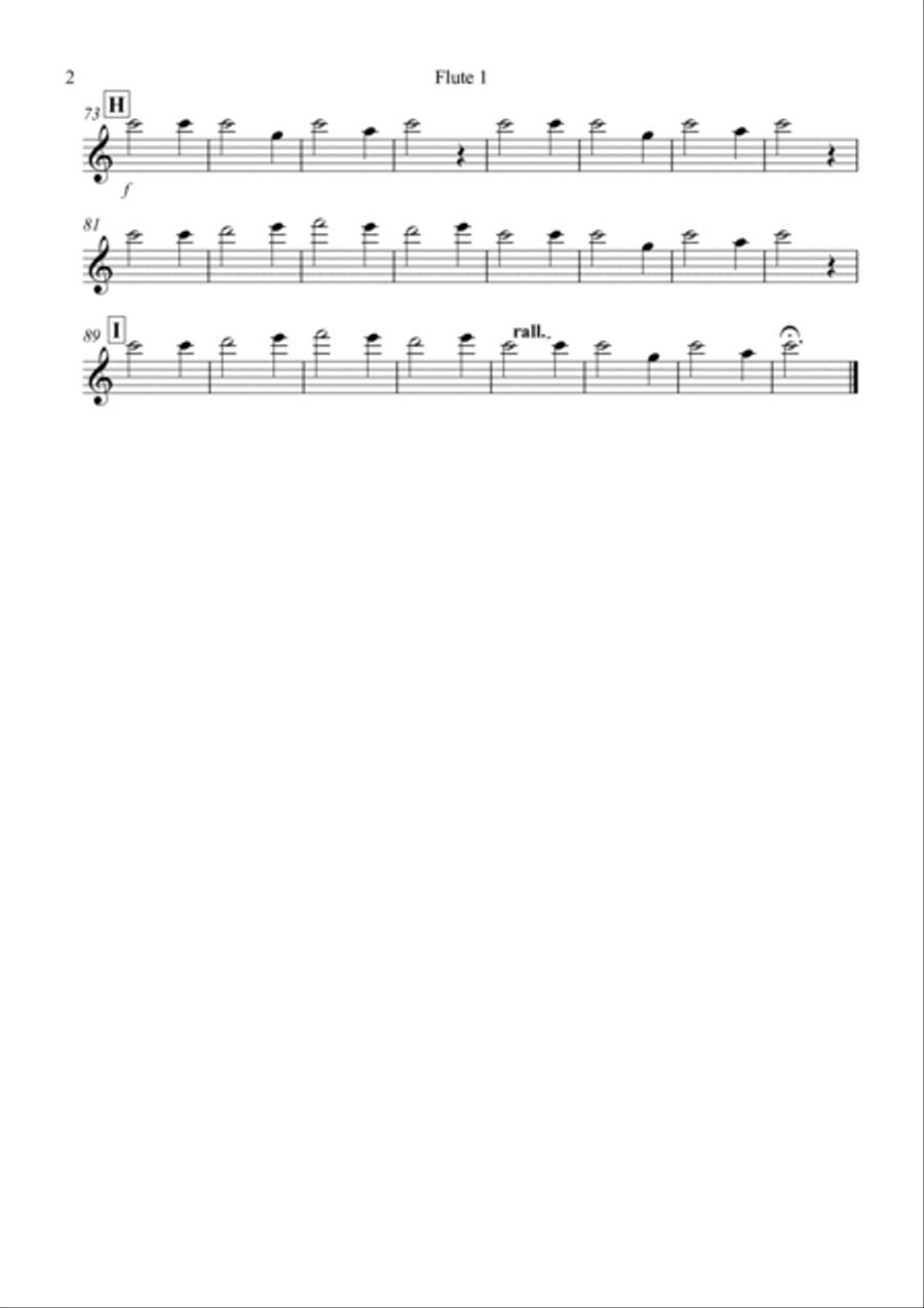 We Three Kings for Flute Quartet Flute Quartet scores gallery preview page 5
