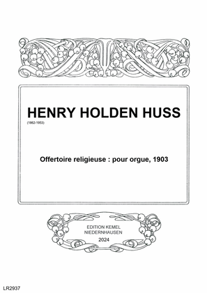 Book cover for Offertoire religieuse