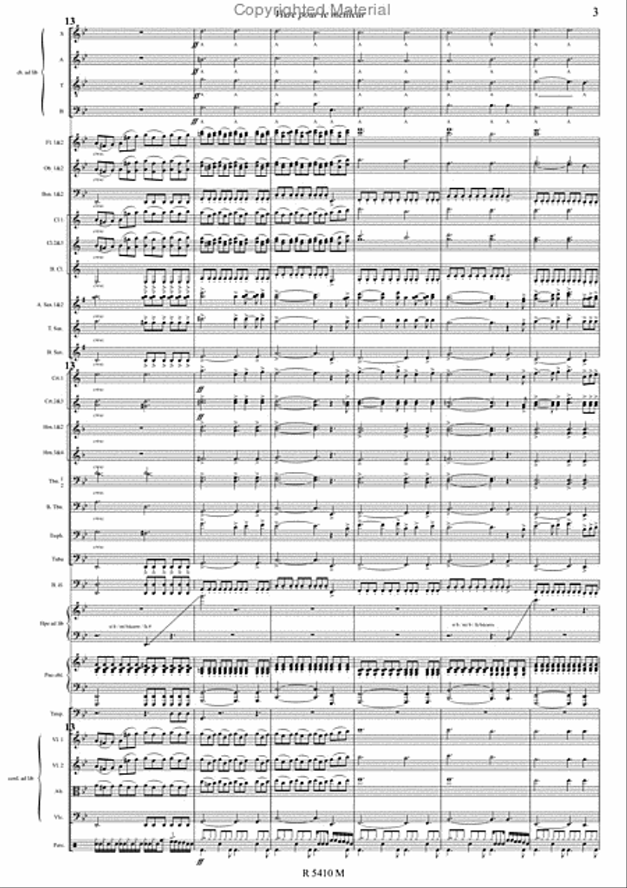 Vivre pour le meilleur Vivre pour le meilleur Concert Band scores gallery preview page 4