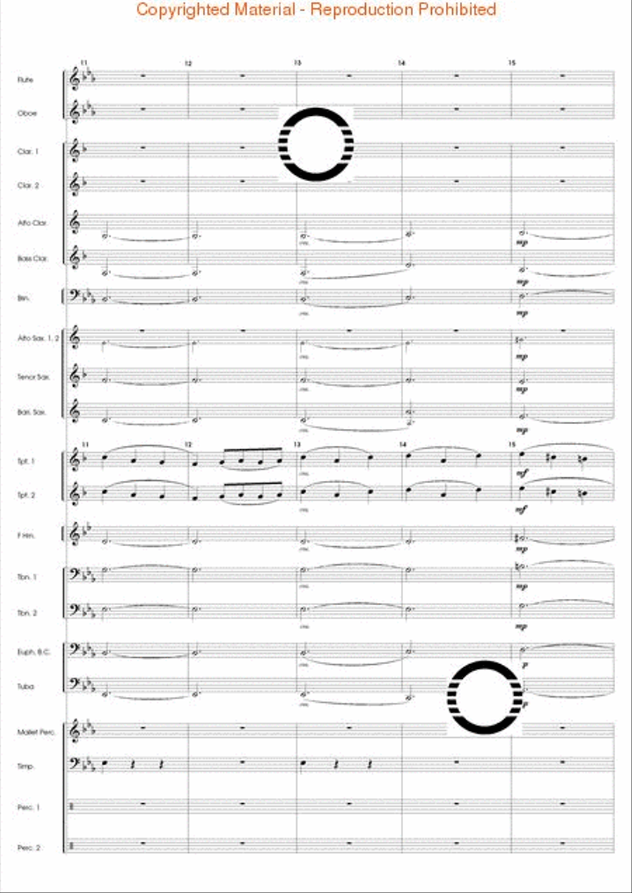 Peer Gynt Suite No. 1 Concert Band scores gallery preview page 4