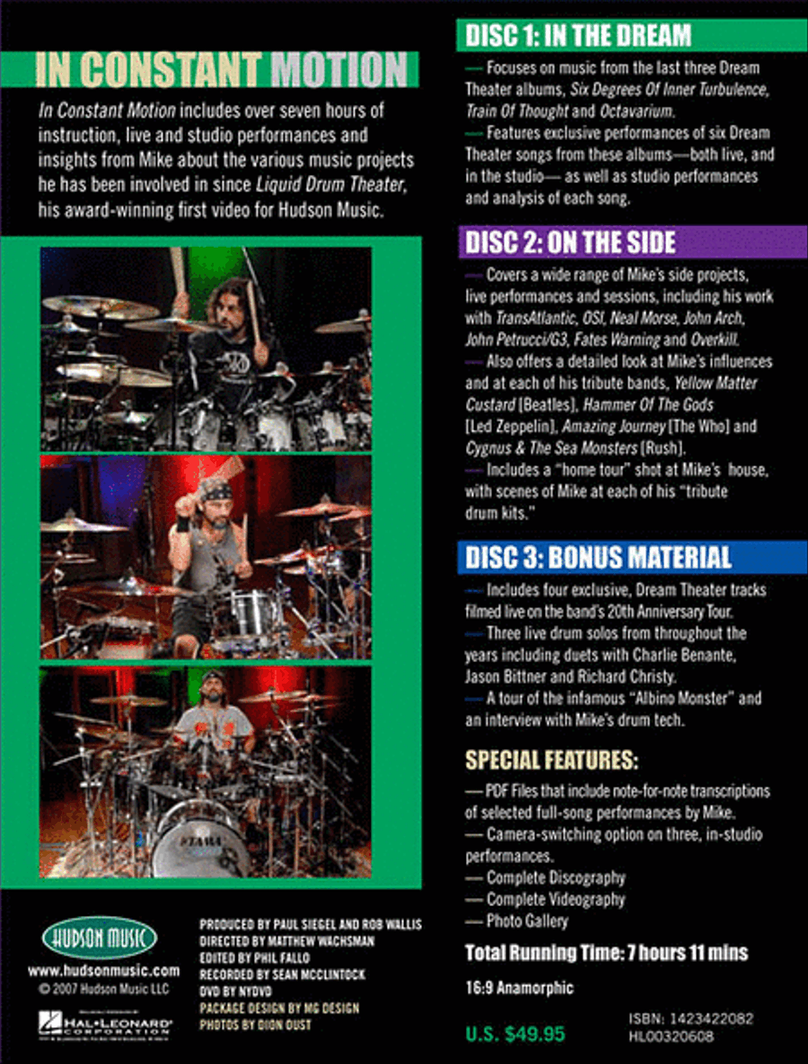 Mike Portnoy in Constant Motion Drums scores gallery preview page 2