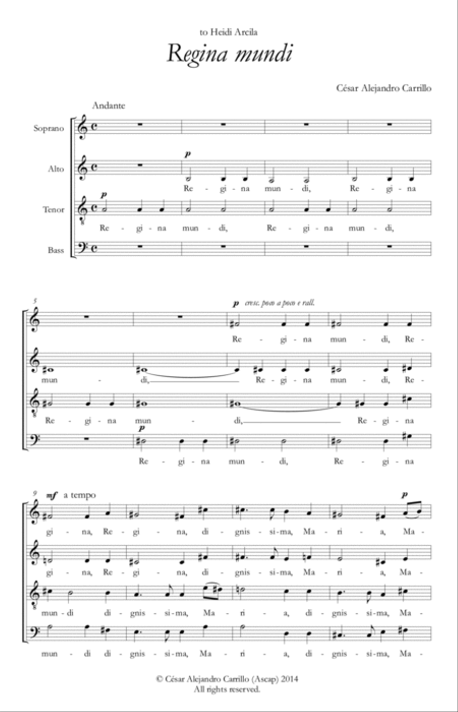Regina mundi Regina mundi Divisi scores gallery preview page 3