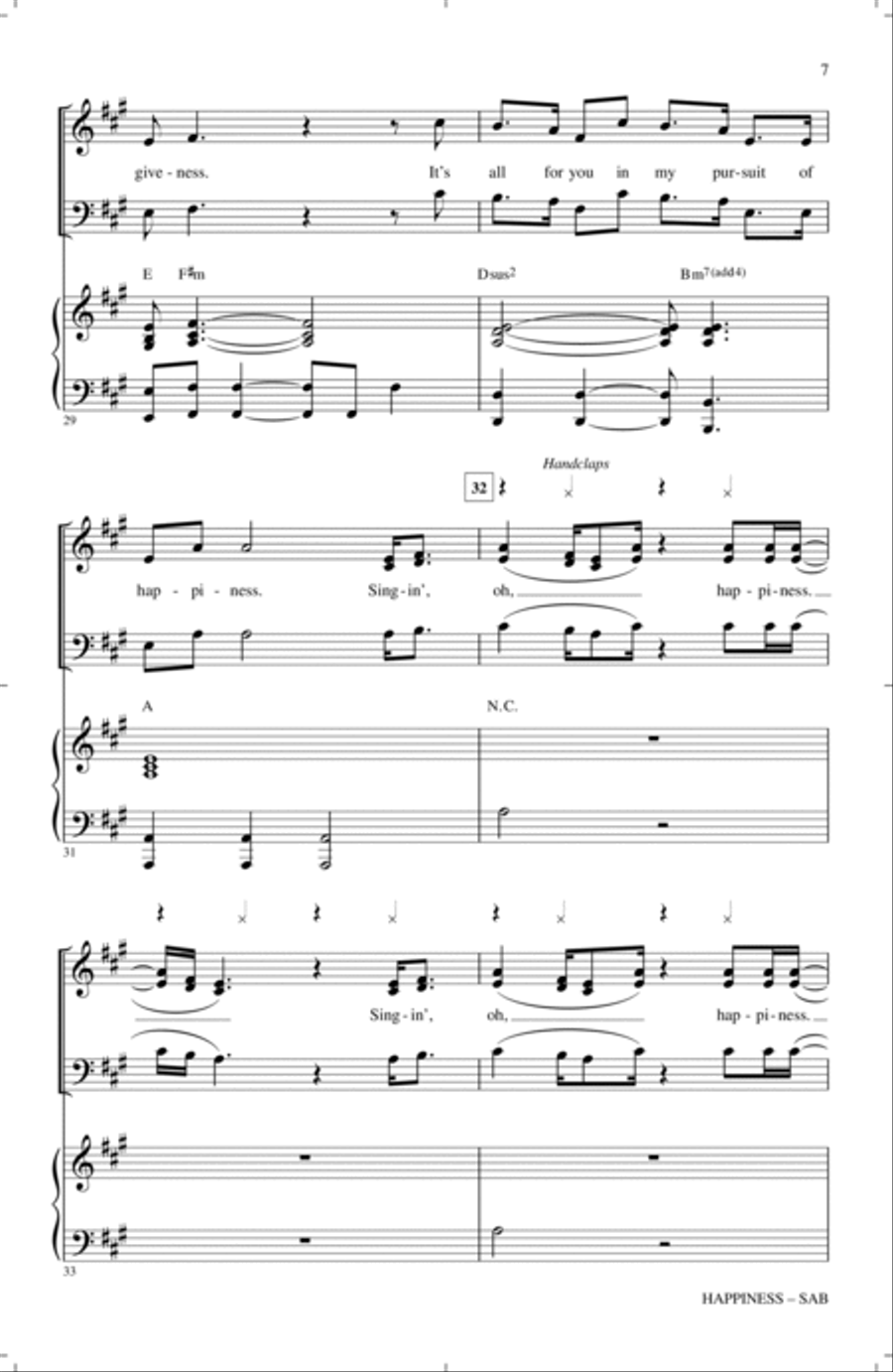 Happiness 3-Part scores gallery preview page 6