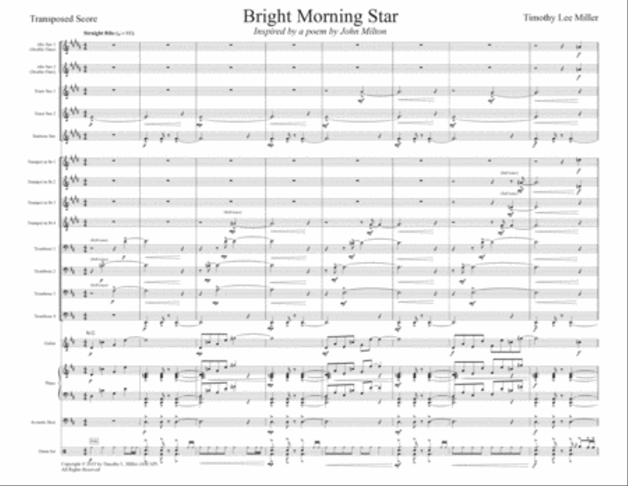 Bright Morning Star Jazz Ensemble scores gallery preview page 3