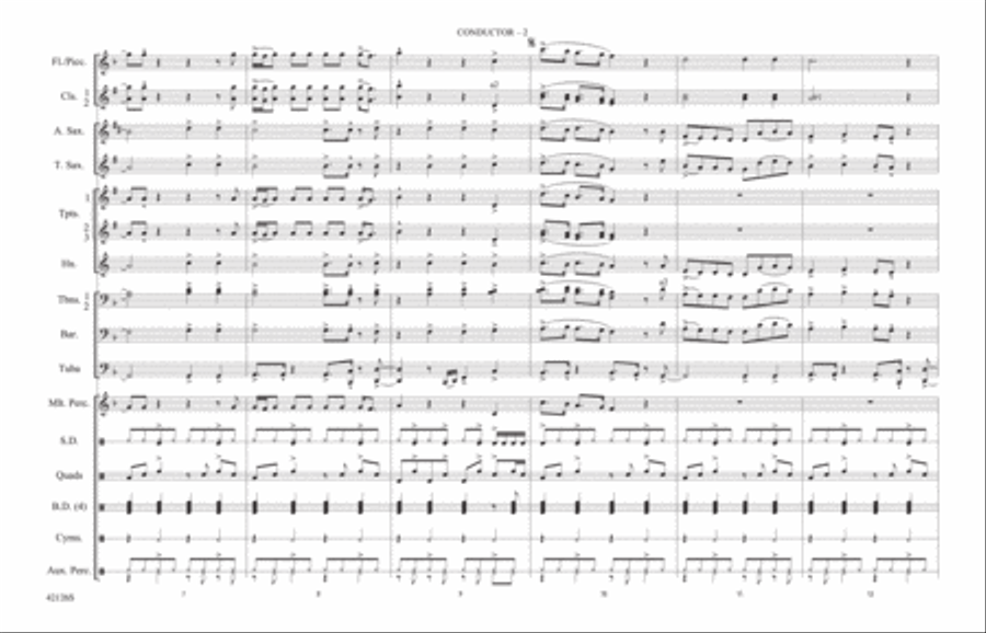 Treasure: Score Marching Band scores gallery preview page 2