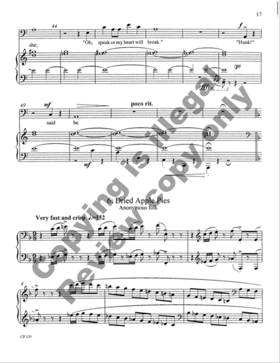 Eccentricities Medium Voice scores gallery preview page 18